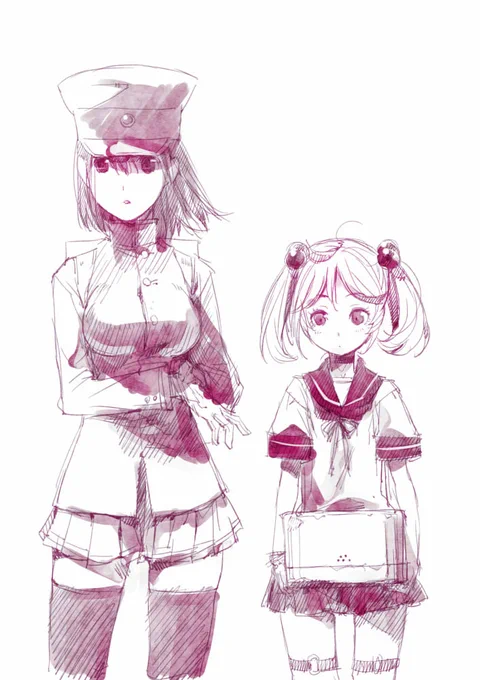 あきつ丸と漣と提督 