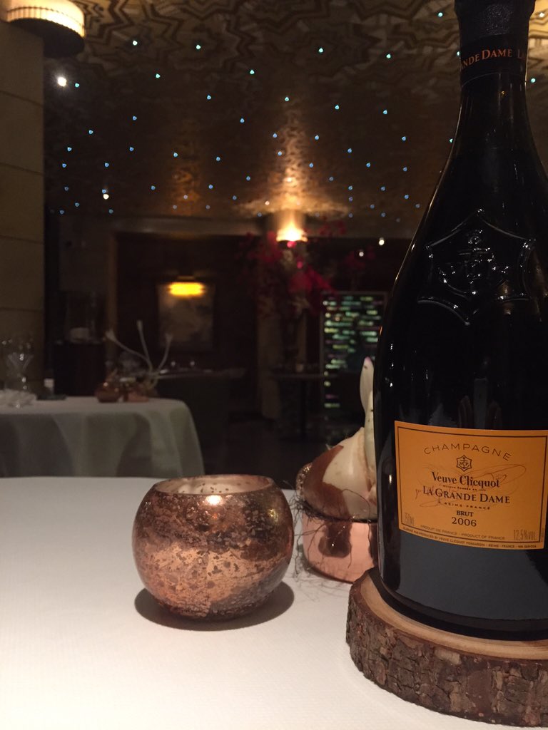 Let's celebrate December in style! @VeuveClicquot #lagrandeame by the glass at two star #restaurantFred Rotterdam!