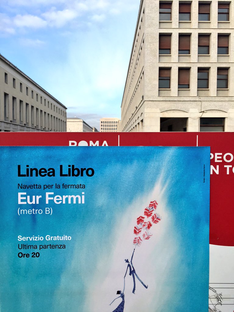 #Roma da oggi per 5 giorni è anche #capitaleDelLibro #perAmoreDeiLibri #piulibri15