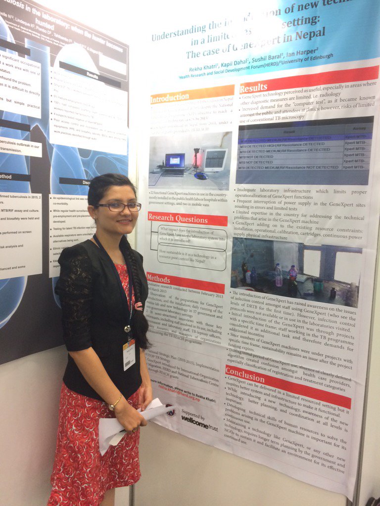 sushilbaral's tweet photo. A new agenda: lung health beyond 2015 @TheUnion_TBLH #wclh2015 @HERDNepal @simplyrekha https://t.co/ywmKCT3gcy