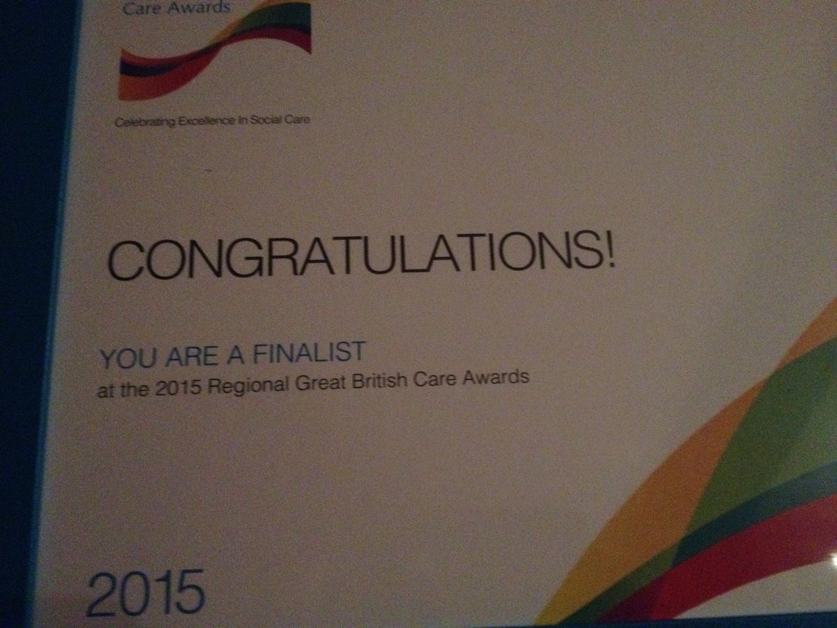 royaldeaf's tweet image. Congratulations to our amazing social care manager Cath White Finalist in Great British Care Awards, we're so proud