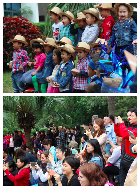 Liddy60's tweet photo. Little Cowboy Kangaroos and their adoring audience/paparazzi today at their PreK 1 Winter Concert #sisrocks https://t.co/A3lAUwp3Rt