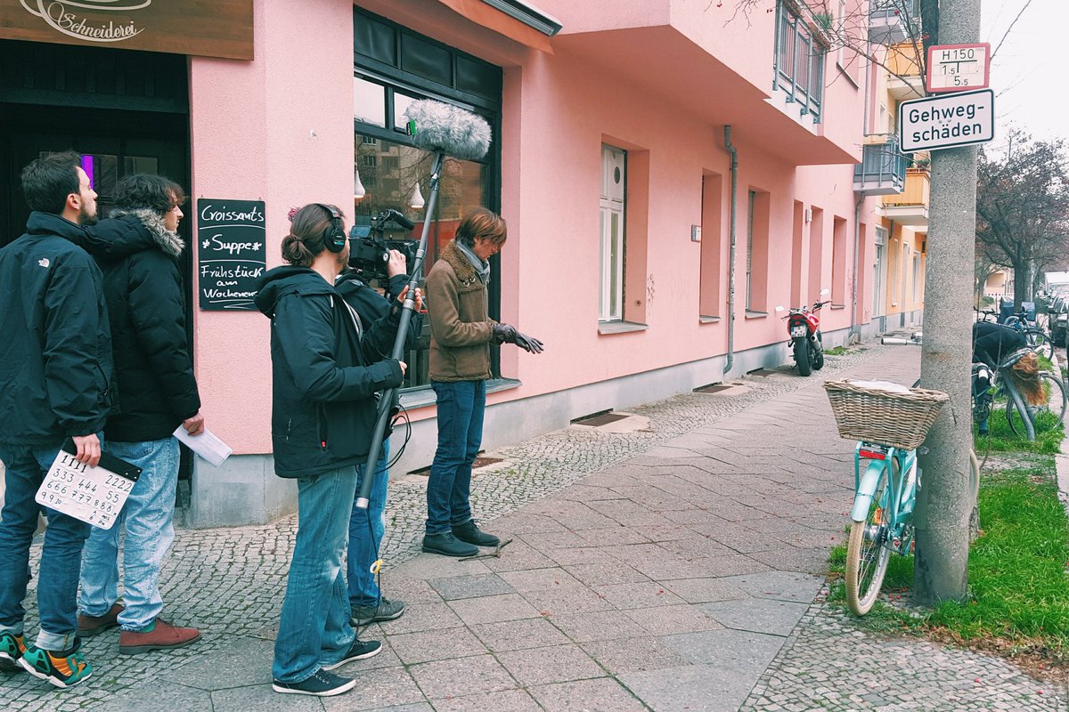 First take of our new short ALEX, shooting in Berlin right now.
