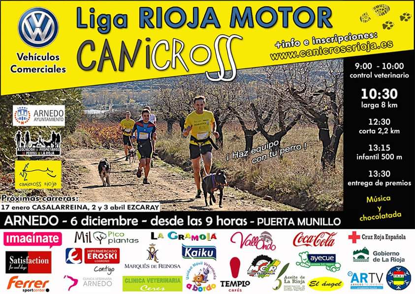 applarioja's tweet photo. Últimas horas para inscribiros online! #Canicross este domingo en #Arnedo! +info: https://t.co/bGfCKHIo3o https://t.co/iikpB43aN9