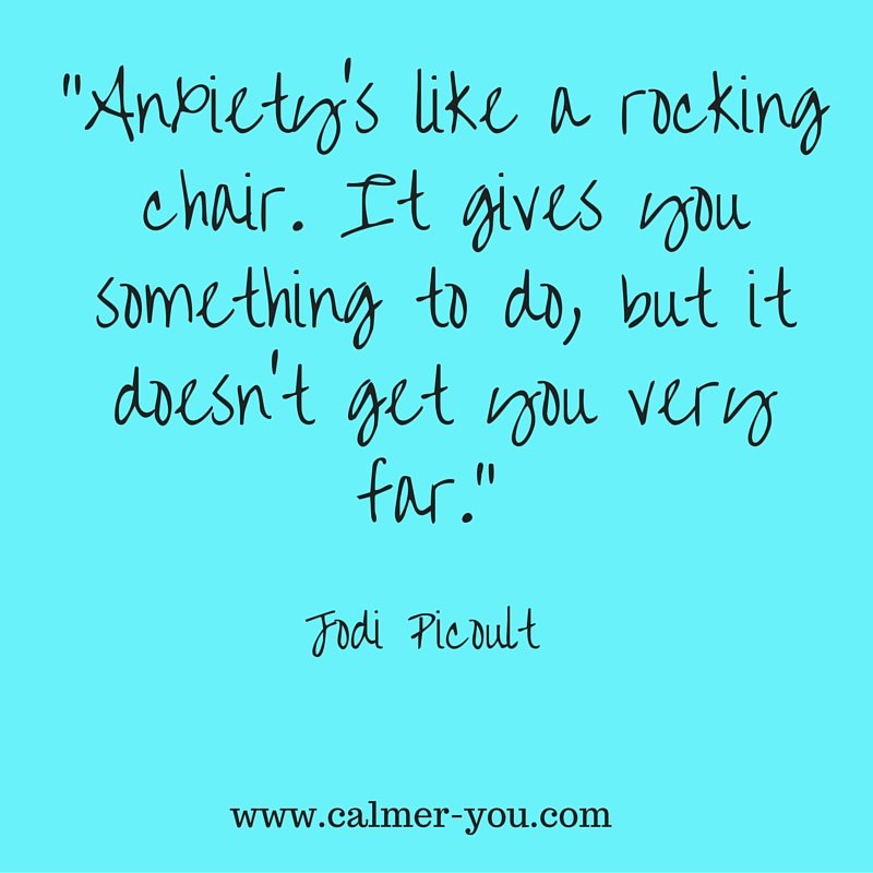 CBrotheridge's tweet photo. “Anxiety’s like a rocking chair. It gives you something to do, but it doesn’t get you very far.” #calmeryou https://t.co/9XxmVhPHco