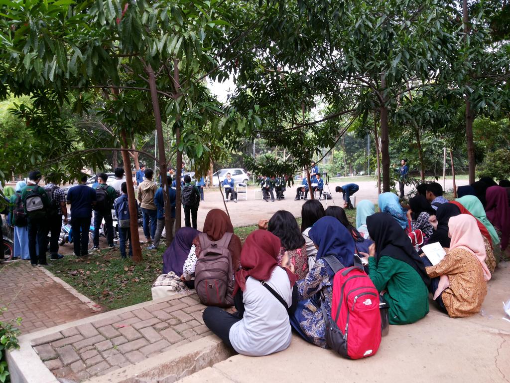 Ini nih suasana kampanye <a href="/HMTKundip/">HMTK UNDIP</a> yuk warga teknik kimia segera merapat