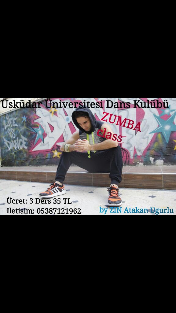 Üsküdar Üniversitesi ZUMBA icin son şans ZIN Atakan Ugurlu ile10.12.2015'de Zumba derslerimiz basliyor.