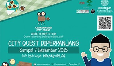 ecccoid's tweet image. Kompetisi Video: City Quest diperpanjang sampai tanggal 7 Des'15 | info: bit.ly/1HBY61R   #CNCityQuest