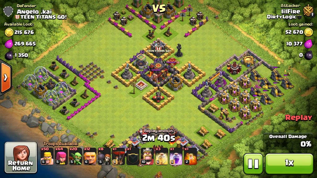 agenthatchback's tweet photo. Here's a bad one lol @BadClashBases our newest clan mate found! @Ltfire1921 #ClashOfClans #loot https://t.co/V28jl98Ffg