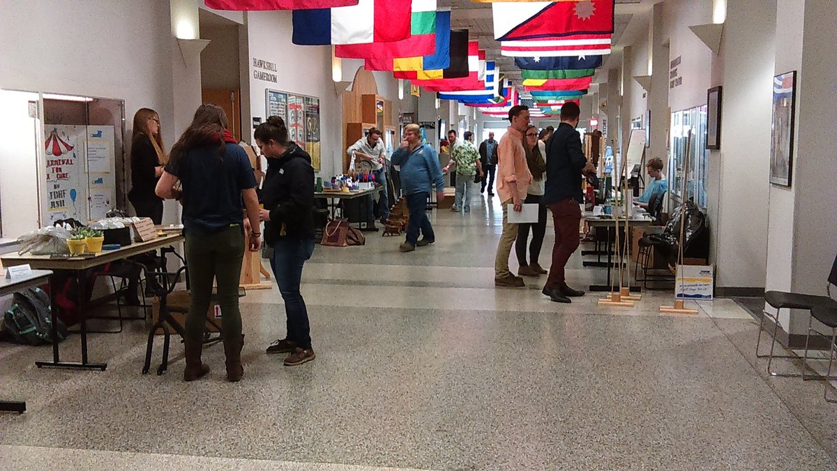 ASUDesignStore's tweet image. Everyone's working hard to get all set up, we open at 10, be sure to stop by! #AppState #boone