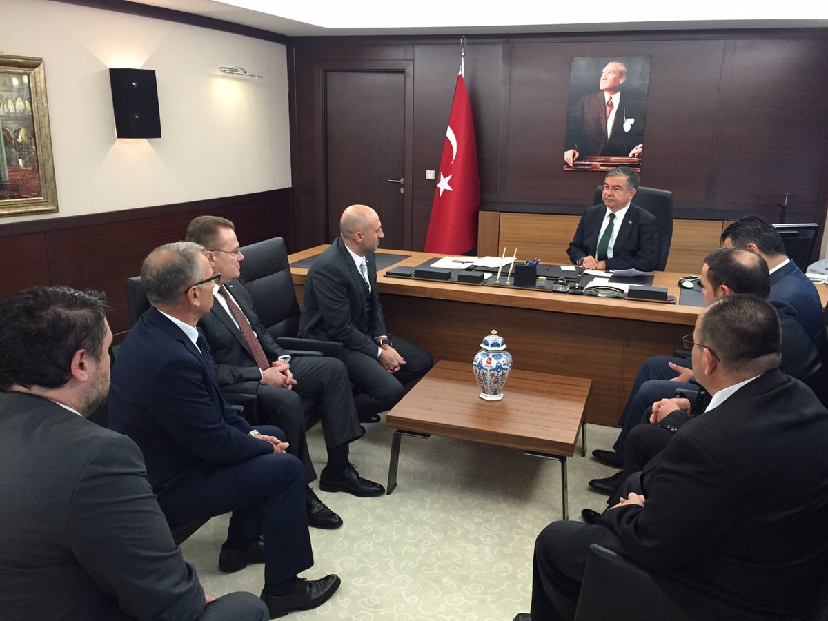 GISBIR Delegation visited Ismet Yılmaz, the Minister of National Defence