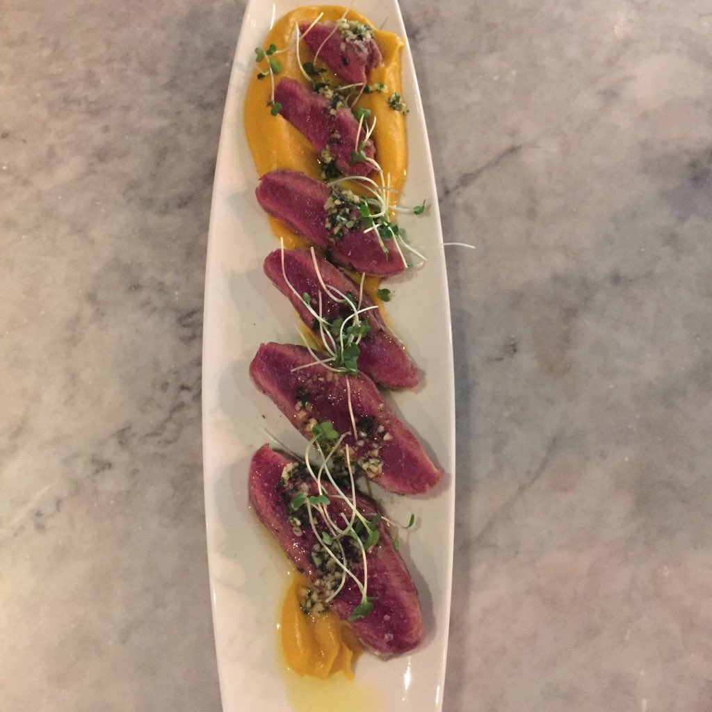 OrangeButcher's tweet photo. @CaminoLondon lovely tapas tasting session for @ClassicFineFood @julient_uk https://t.co/3O2Rh5pWe1