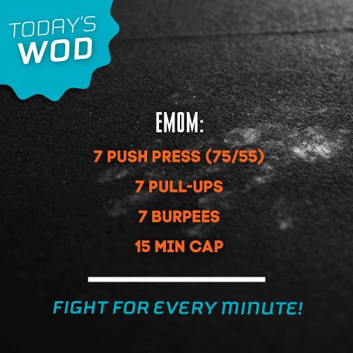 Fight for every minute with this WOD from @crossfitsolace: #CrossFit #WOD