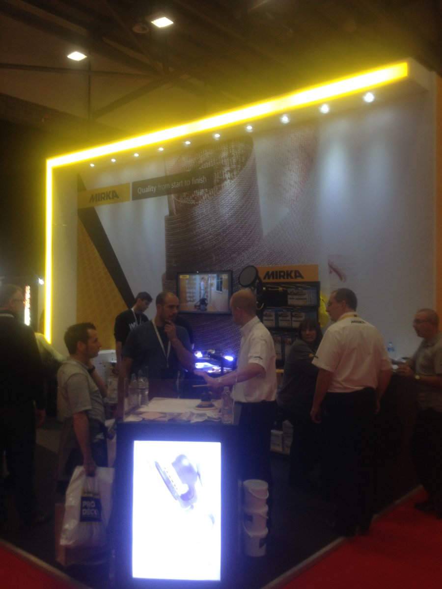 airlesspro's tweet photo. Great to meet the reps from @MirkaUK at the #PDShow2015. A great stand, with great products. https://t.co/C7DQBAOewG