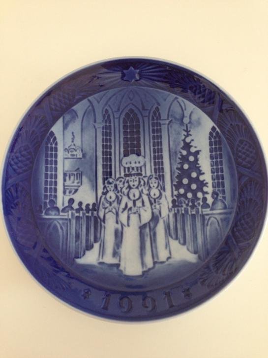 Vintage kerstbordje Royal Copenhagen 1991 link.marktplaats.nl/m992826978
