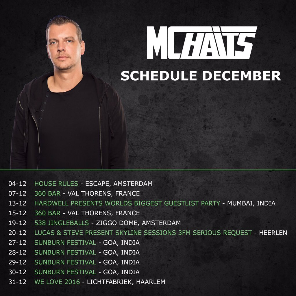 #december I am ready are you?? Excited!! #mc #host #tour #festival #party #snow #india #538 #3fm #sunburnfestival
