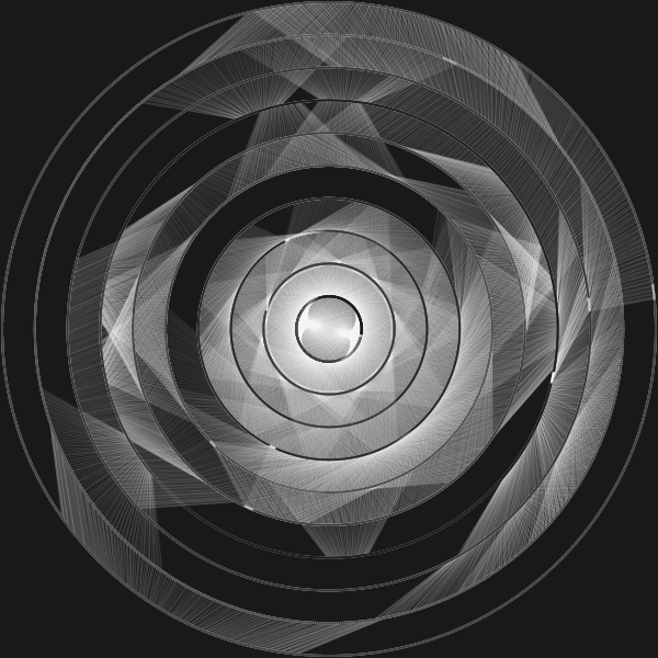 Daily #4: Iris. More experiments with simple rules and shapes. Interactive (mildly): bit.ly/1It9mOc