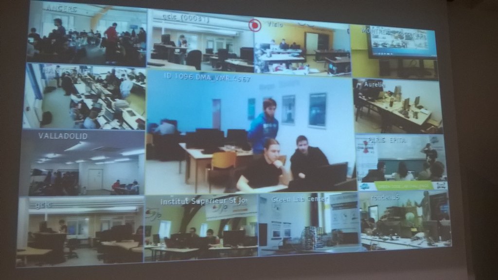 NicolasGUTOWSKI's tweet photo. #gclchallenge videoconferencing tour before the final step !!! https://t.co/5vjW7YCEbt