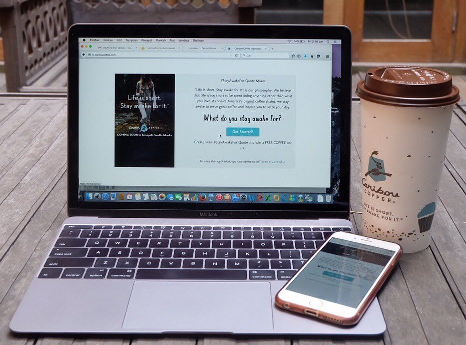 falla_adinda's tweet photo. I #StayAwakeFor Task! *well, What's yours? make your quote & get free coffee,Caribou Coffee https://t.co/nomJiFG40X https://t.co/opkRWgSU77