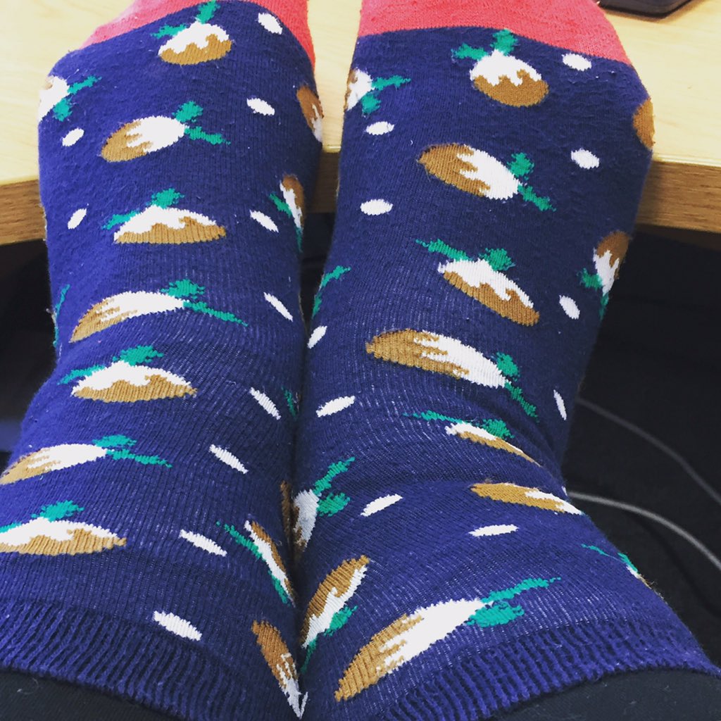 ninacheza86's tweet photo. Christmas socks :) #excited #christmas @crcymru https://t.co/TofWG1DhAS