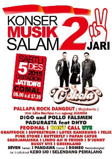 FelixSka25's tweet photo. #scheduleFelix | Besok! with @COKELATband | "Konser Musik Salam 2 Jari " | @LpJatidiri Comal -Pemalang | 12.00 wib https://t.co/DFPMXJNcW0