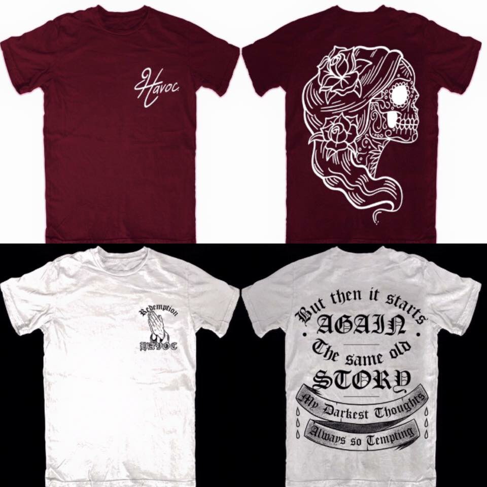 HavocBand's tweet photo. Thanks to @hammerinkmerch we will have these new ones tomorrow night @AmpsCapitol
#FHTTS #HavocAus https://t.co/WPNQRPVyUR