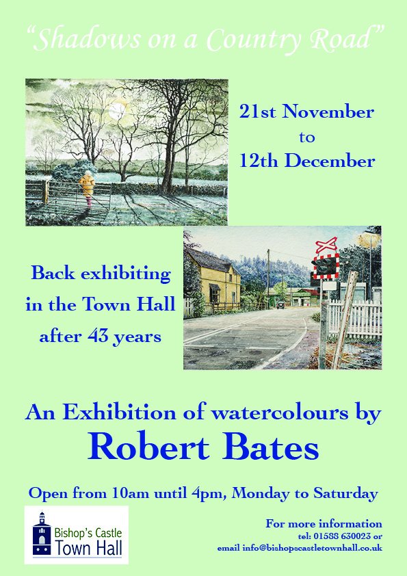 Artist in Residence, Robert Bates today Tue 8th, Thur 10th &amp; Fri 11th From 10.30am to 2.30pm Bob's work is a delight