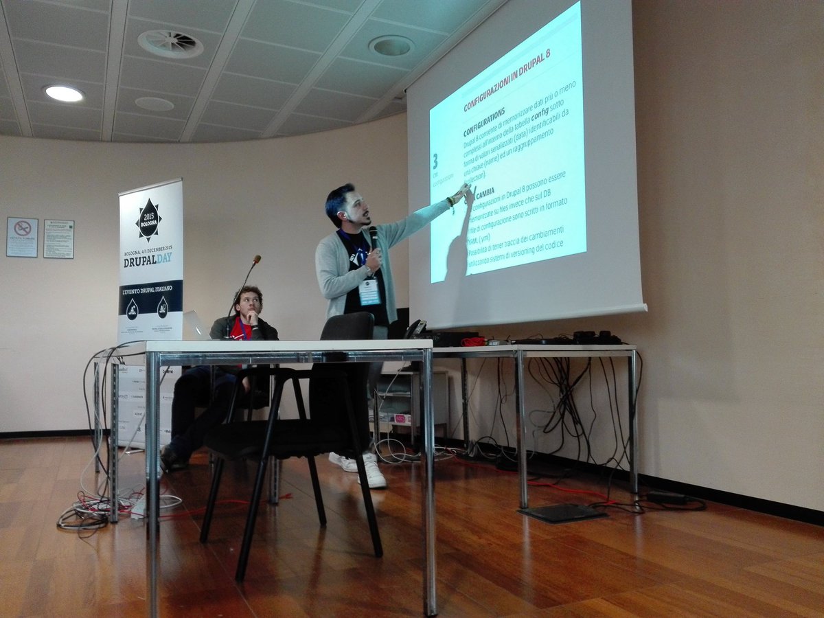 CMI e features per D8 <a href="/coriadriano/">Adriano Cori</a> rende simpatico e leggero un argomento pesante <a href="/drupalday/">Drupal Day</a> <a href="/bonsaimeme/">Bmeme</a> #dday2015