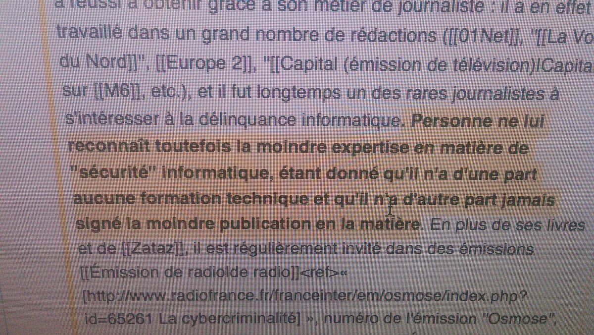 ivoidwarrantie's tweet image. Intéressant de voir la bataille wikipedia pour faire supprimer certaines vérités :) @VDNLille #falsegod #fakehacker