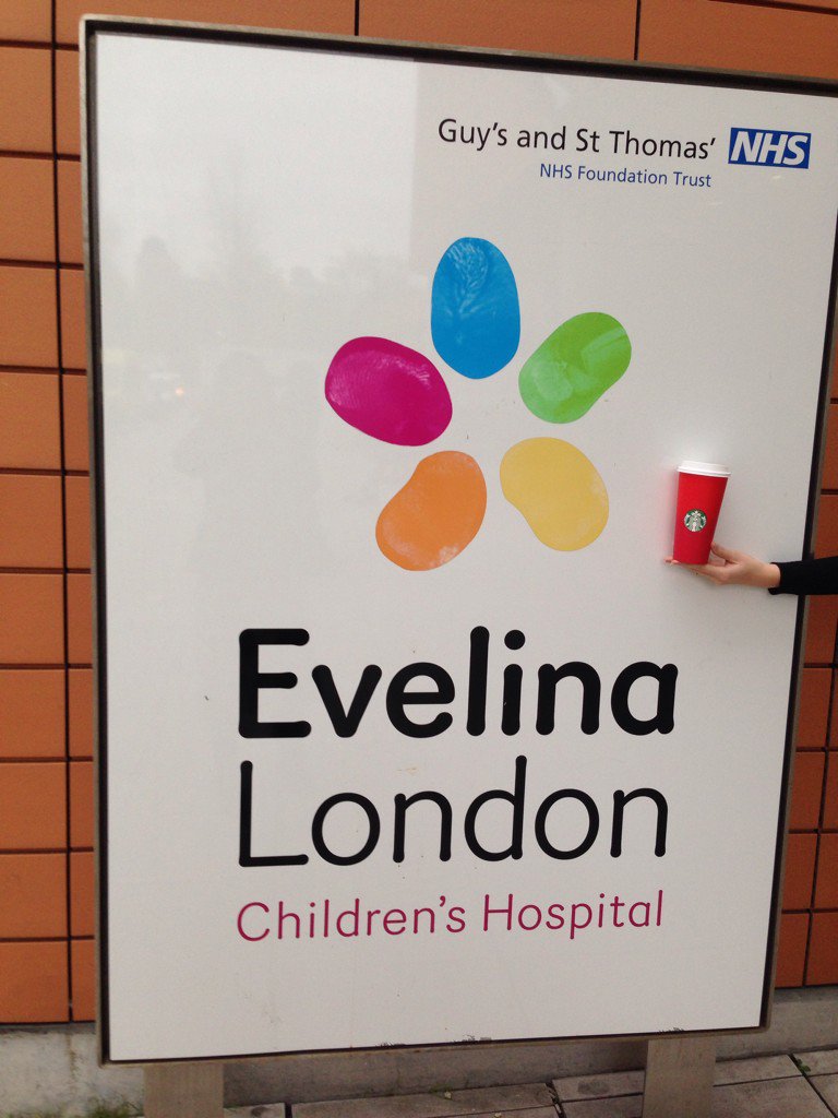 Our Red Cup is visiting @EvelinaLondon again today! Please retweet to help us win £1k! #RedCupCheer