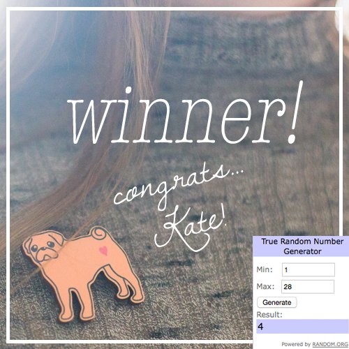 PugYeah's tweet image. ★ Giveaway Winner! ★ Thanks so much to everyone who entered! Find out who won... on.fb.me/1Q4Mxml ▹