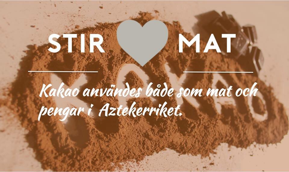 Stiritapp's tweet image. Av choklad blir man glad! Trevlig helg önskar vi på STIR!