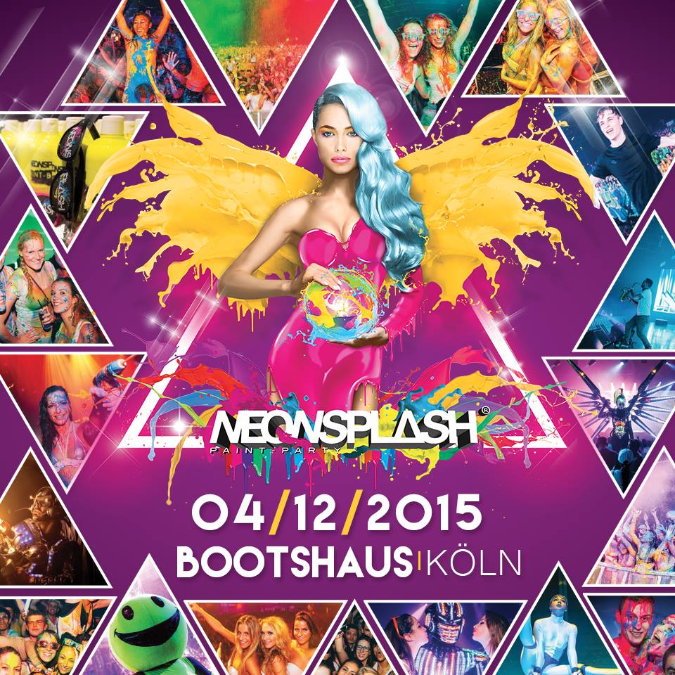 NeonsplashParty's tweet photo. @BOOTSHAUS_Club Köln see you tonight for a crazy night of paint and colors !! #Neonsplash #PaintParty #Germany #Koln https://t.co/5shInnTZAT