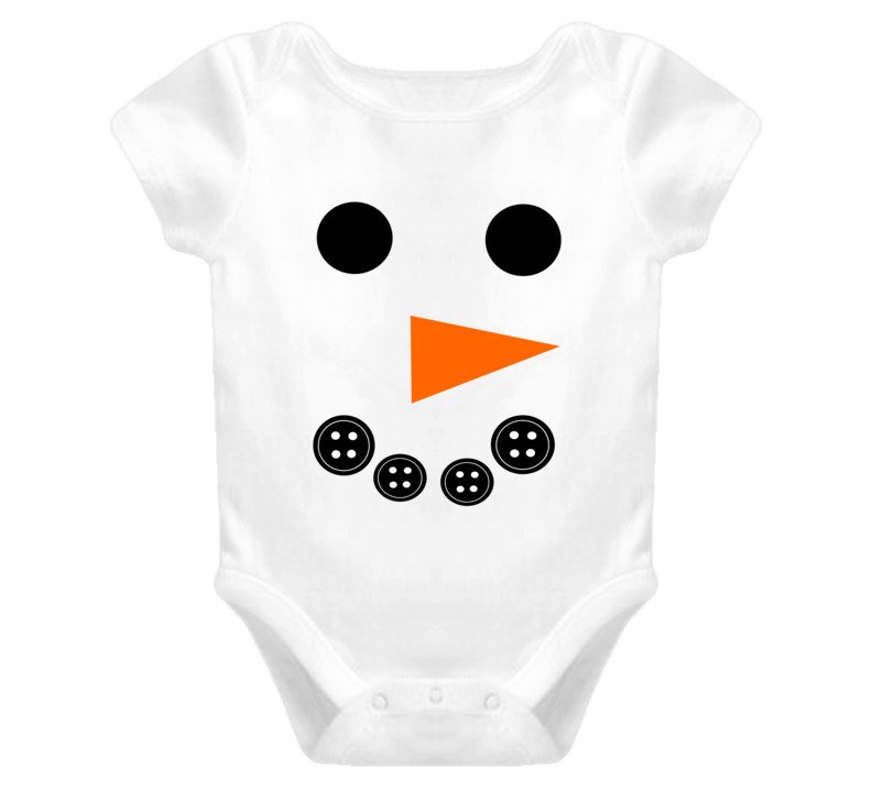 snowman onesie baby