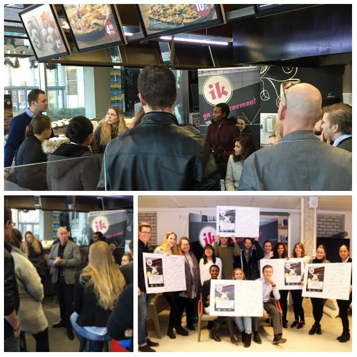 Kick-Off #Ikgaondernemen bij Domino’s! #mbo #HTR #studenten #docenten geïnspireerd door Masterclass!