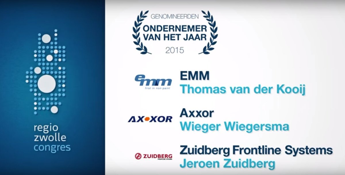 Video's genomineerden Ondernemer v/h jaar staan online! Stem op je favoriet <a href="/RegioZwolleCong/">Regio Zwolle Congres</a> youtube.com/watch?v=vEulhB…