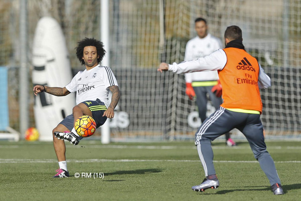 realmadrid's tweet photo. ¡Ya estamos listos para el partido  de mañana a las 16h00 contra el Getafe! ⚽📷

#RMCity #RMLiga https://t.co/gQT6KCn4X0