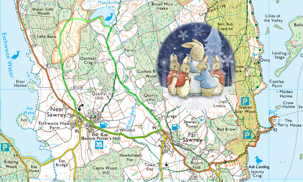 yellow_maps's tweet photo. Visit the #BeatrixPotterGallery and #walk in Beatrix Potter's footsteps this Christmas :) @NTsouthlakes #Advent https://t.co/l3y655F7iu