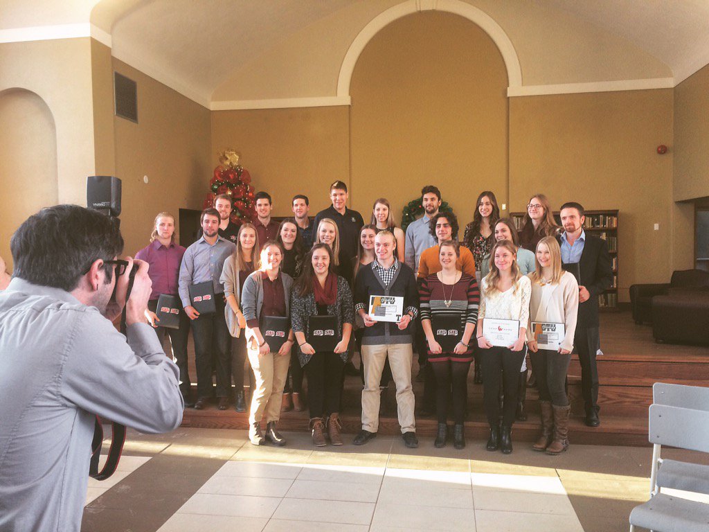 CCAA National Scholars, CIS Academic All-Canadians &amp; Dean's List athletes were honoured this morning #TommiePride