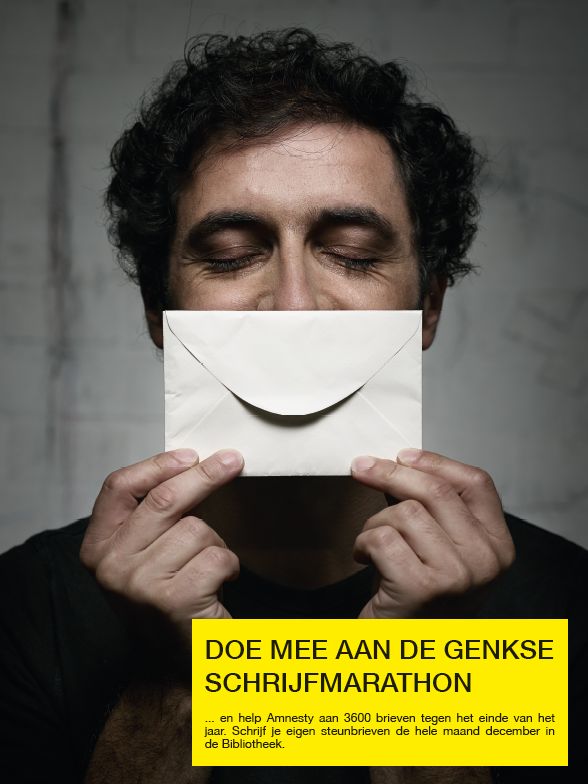 BibGenk's tweet photo. Morgen om 10u30 geeft de Sint het startschot. We gaan ivoor 3600 brieven! #amnestyinternational #Schrijfmarathon https://t.co/bxMwHBoZqr