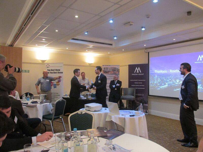 Magna_Group's tweet photo. The Magna team doing their presentation at the @LonPropertyMeet #event last #Tuesday. https://t.co/dAoK7ysDNR