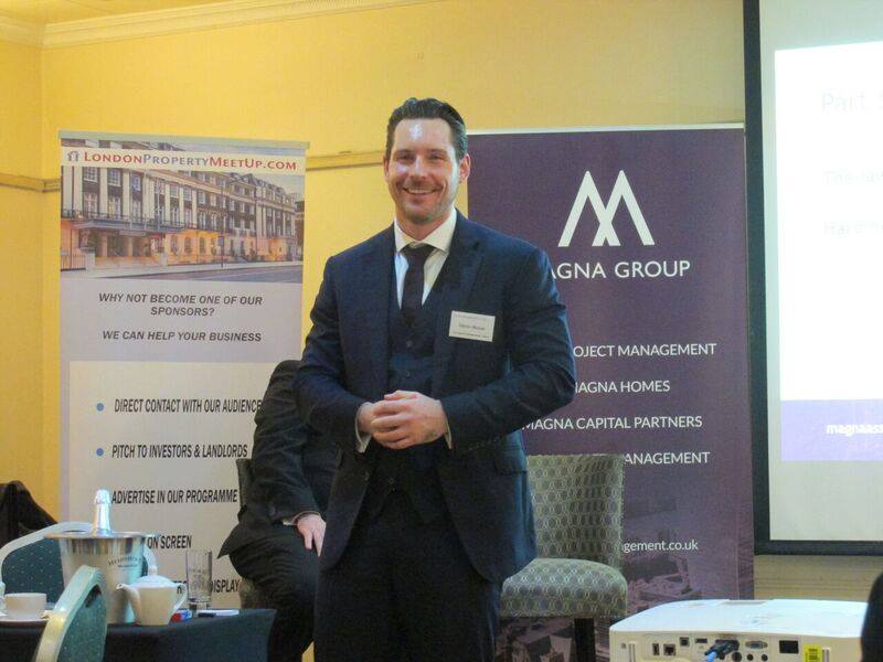 Magna_Group's tweet photo. The Magna team doing their presentation at the @LonPropertyMeet #event last #Tuesday. https://t.co/dAoK7ysDNR