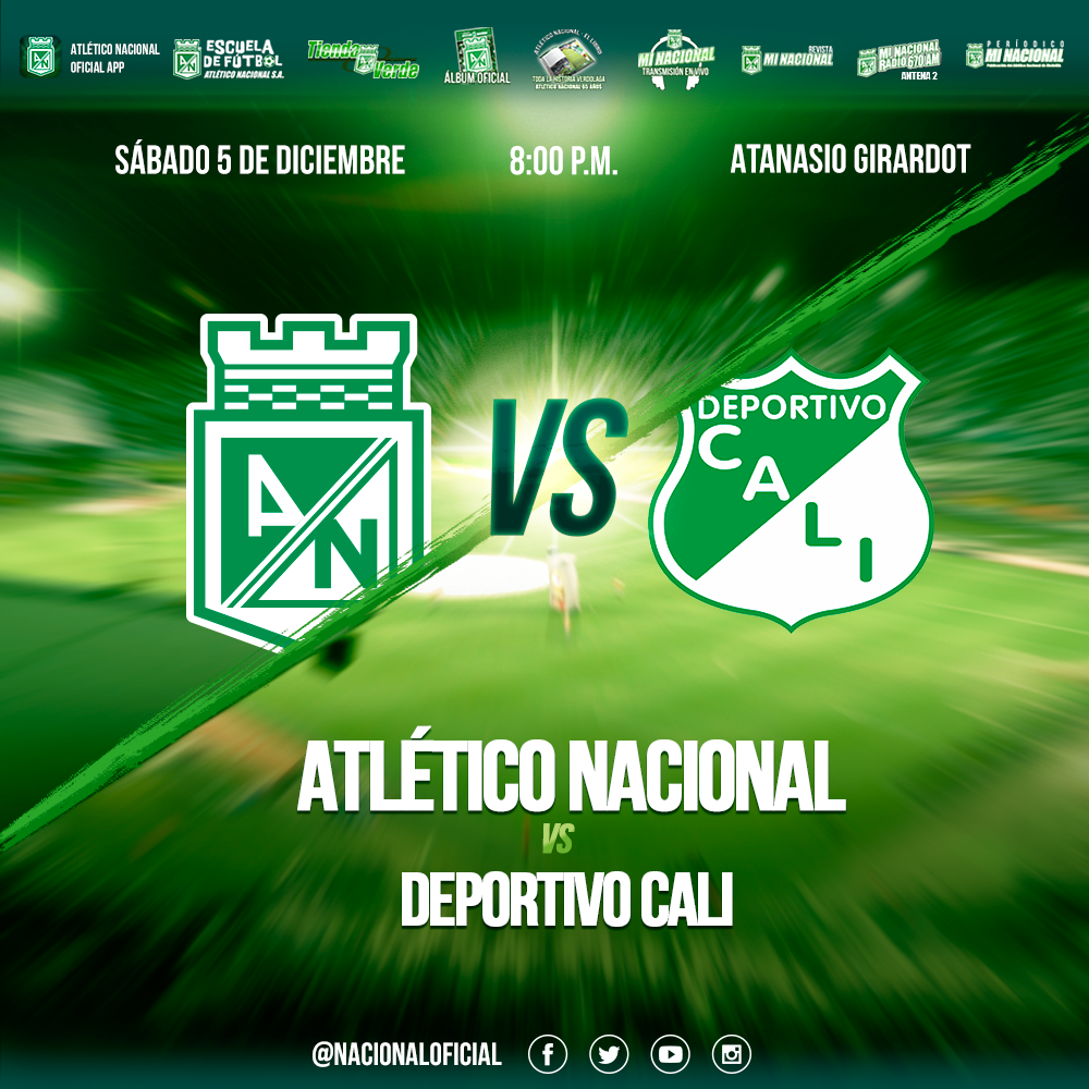 ¡Hoy no es un día cualquiera! Hoy juega nacional. #VamosTodosAlEstadio. #SDVSF