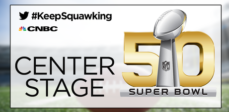 SquawkCNBC's tweet photo. '@coldplay is center stage at this year's #SuperBowl! Will they rock it out? Tweet us! #KeepSquawking https://t.co/GWQ5NVzrgp