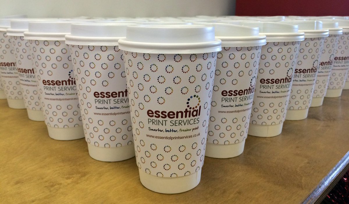 essentialprint's tweet photo. 100's of our goodie cups are ready for tomorrow's @SmallBizSatUK event at @DerbyCC with lots of treats for everyone! https://t.co/tAyQXe5yPh