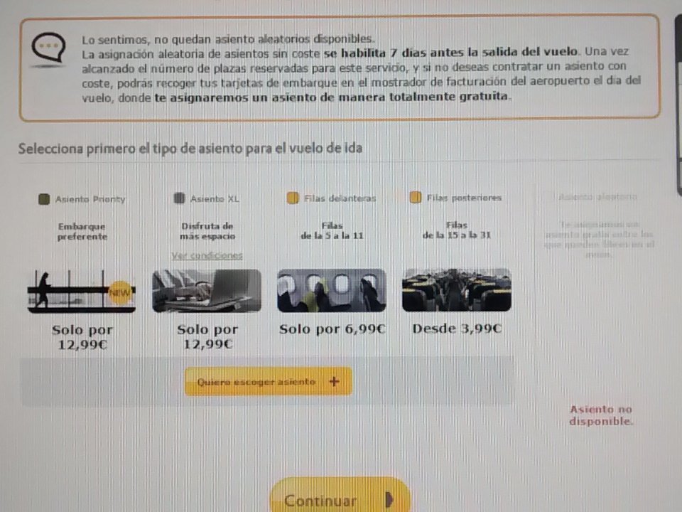 Davidensalsa's tweet photo. @vueling ... Me parece muy triste querer limitar la flexibilidad del check-in online para "incrementar el revenue" https://t.co/7CsXkIpRUA