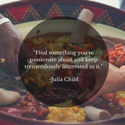 For us, that's making the best Ethiopian food in town!