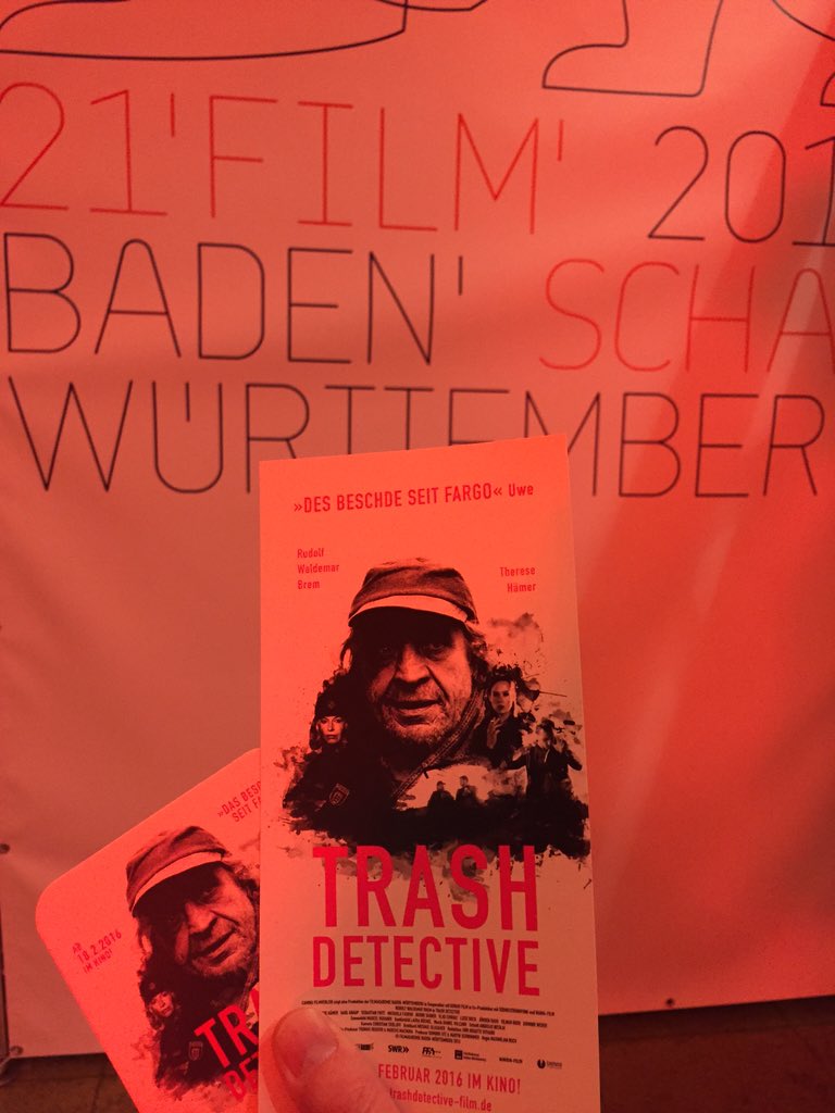 mediathoms's tweet photo. #TrashDetective jetzt mit @letpicturestell @FilmbueroBW #Filmschau - sehr gespannt!! https://t.co/lzIOogfblw