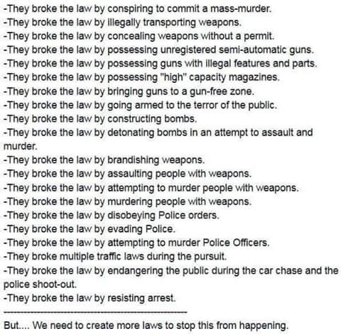 SurvivorMed's tweet photo. According to #LorettaLynch #SanBernadinoShooting is a "wonderful opportunity" to create more laws. #WakeUpAmerica https://t.co/mCRALUvXpm