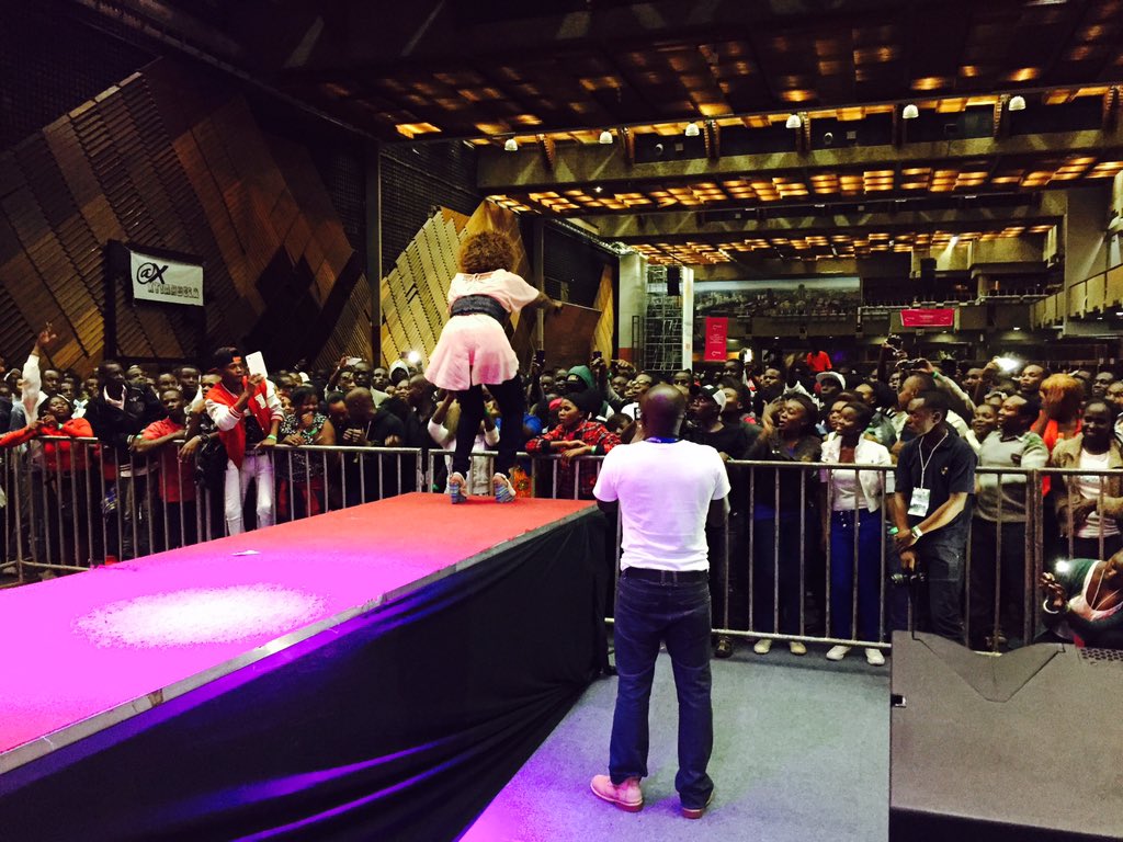xtiandela's tweet photo. #SystemRave2015 @Gloriamuliroo performing Sitolia https://t.co/O8I6nqmQYL